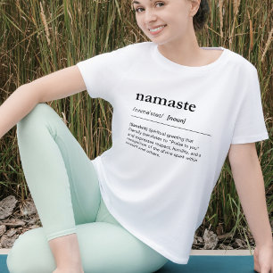 Modern Namaste Meditation Yoga Spiritual T-Shirt