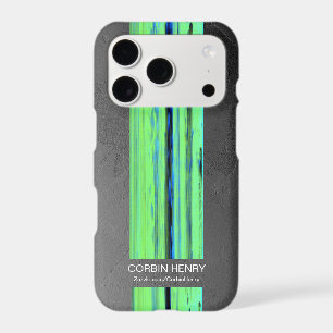 Modern Name Abstract Texture iPhone Case