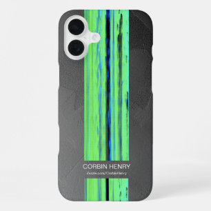 Modern Name Abstract Texture iPhone Case
