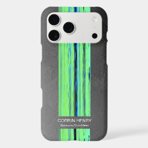 Modern Name Abstract Texture iPhone Case