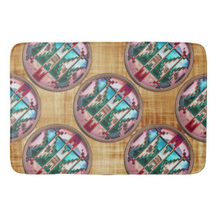Modern Native American 15 Bath Mat