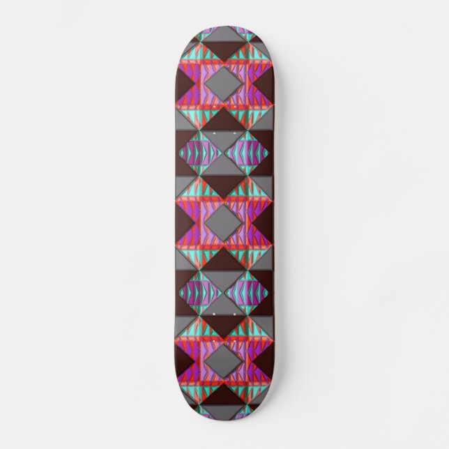 Modern Native American 17 Skateboard (Front)