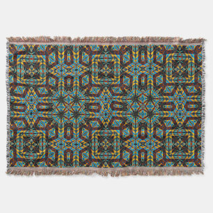 Modern Native American 18 Throw Blanket