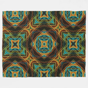 Modern Native American 19 Fleece Blanket