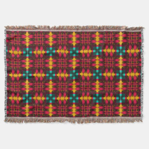 Modern Native American 20 Throw Blanket