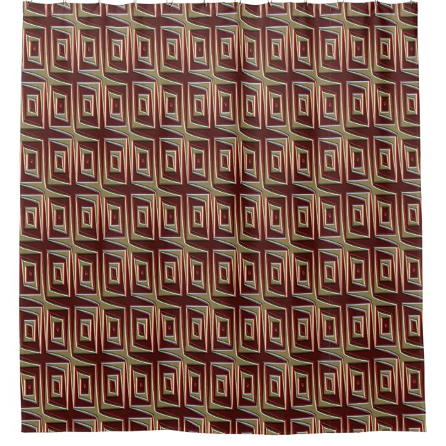 Modern Native American 21 Shower Curtain (Front)