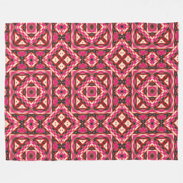 Modern Native American 27 Fleece Blanket (Front (Horizontal))