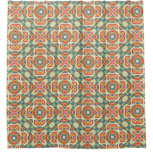 Modern Native American 33 Shower Curtain (Front)