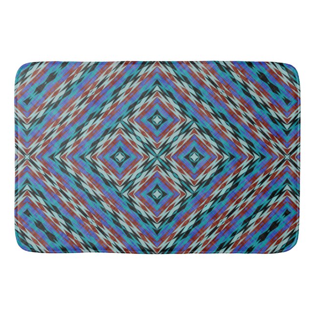 Modern Native American 37 Bath Mat (Front)