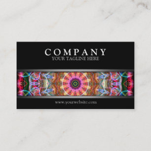 Modern Nature Love Mandala Business Card