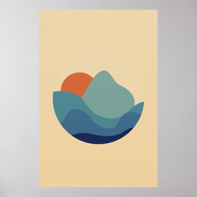 Modern Nature Wall Poster (Front)