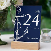 Modern Nautical Sketch Anchor Navy