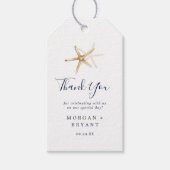 Modern Nautical | Starfish Thank You Favour Gift Tags (Front)