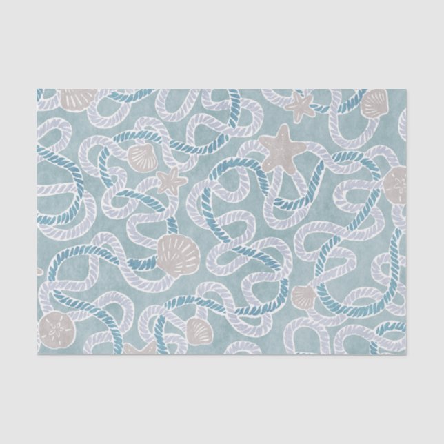 Modern Nautical Tissue Paper (Front)