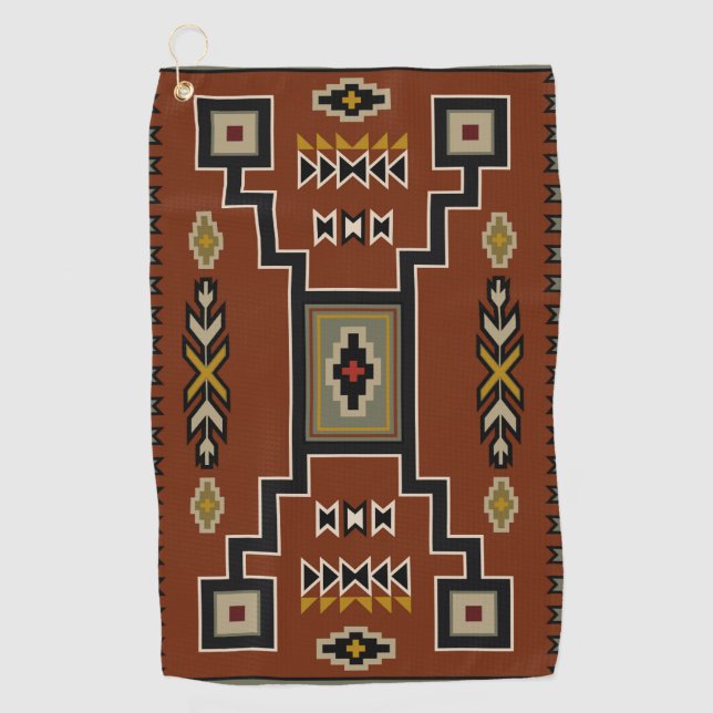 Modern Navajo Golf Towel (Front)