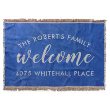 Modern Navy and Silver Personalised Name