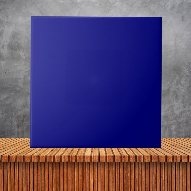 Modern Navy Blue Plain Solid Colour Ceramic Tile (Creator Uploaded)
