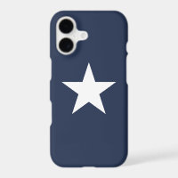 Modern Navy Blue Star Mark