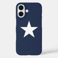 Modern Navy Blue Star Mark