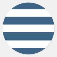 Modern Navy Blue White Stripes Pattern