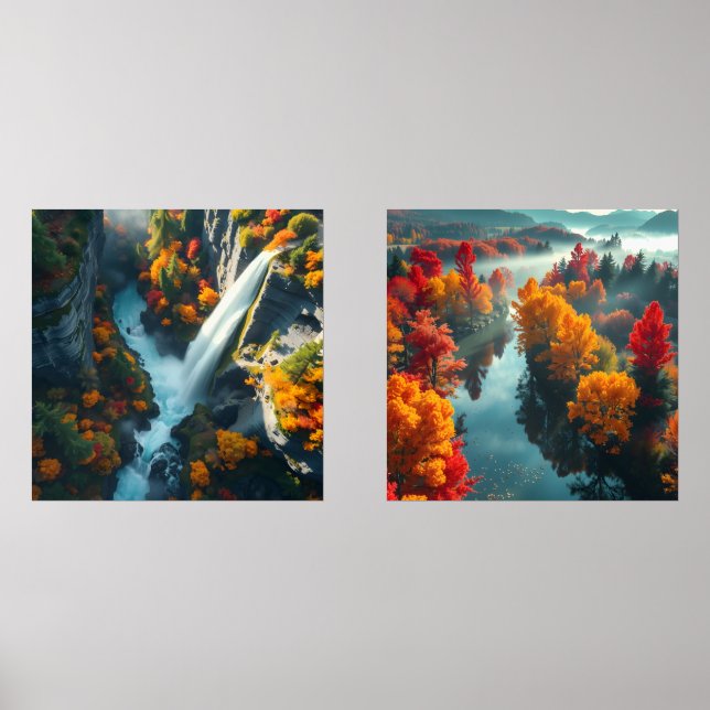 Modern Navy & Gold Abstract Mountain Peak – Luxury (Front)