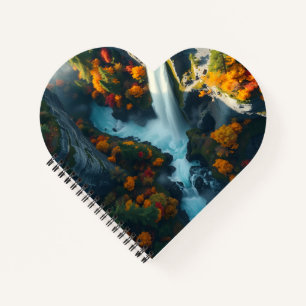 Modern Navy & Gold Abstract Mountain Peak – Luxury Notebook