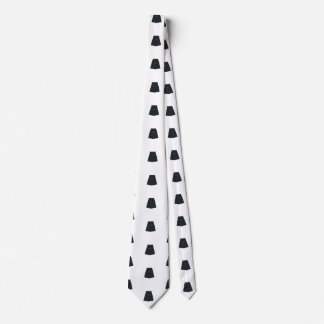 Modern Navy & Gold Diagonal Stripe Tie with Heart