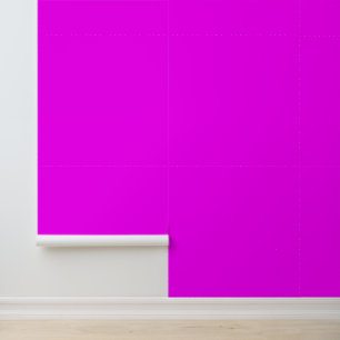 Modern neon magenta pink plain solid colour wallpaper
