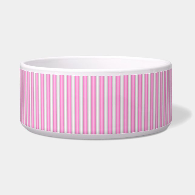 Modern Neon Pink Stripes with 3D Effect (Front)