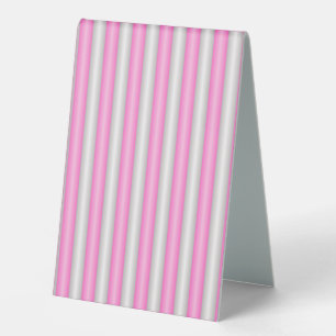 Modern Neon Pink Stripes with 3D Effect