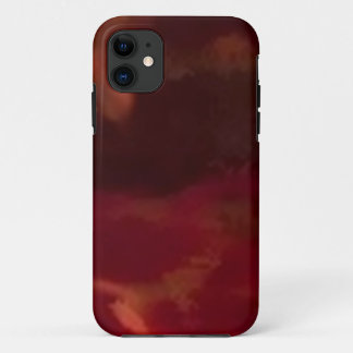 Modern network-burgundy patter_iphone5 iPhone 11 case