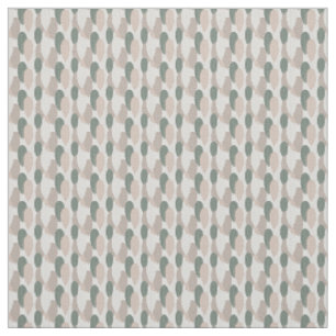 Modern Neutral Leaf Design in Soft Earth Tones Fabric