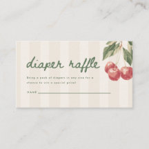 Modern Neutral Script Striped Market Baby Shower