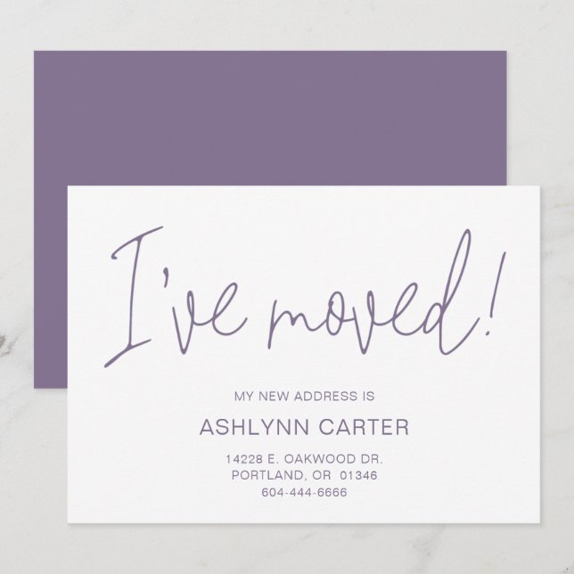 Modern New Home Announcement (Front/Back)
