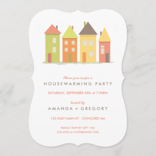 Modern New Home Housewarming Party Invitation