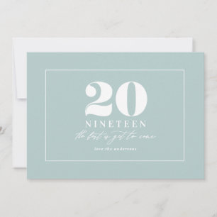 Modern new year typographic holiday