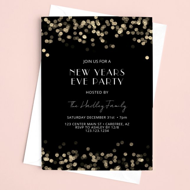 Modern New Years Eve Party Invitation (Creator Uploaded)