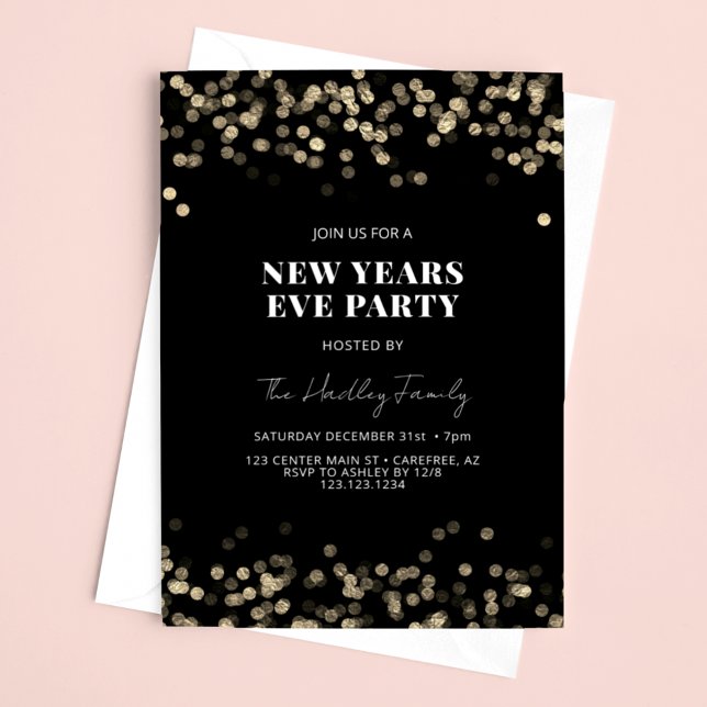 Modern New Years Eve Party Invitation (Creator Uploaded)