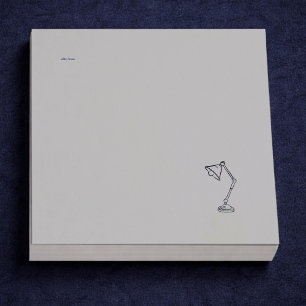 Modern Nocturnal Scholar Aesthetic/Night Lamp Post-it Notes