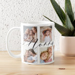 Modern Nonna Script | Grandchildren Photo Collage Coffee Mug<br><div class="desc">Send a beautiful personalised gift to your Grandma (Nonna) that she'll cherish forever. Special personalised grandchildren photo collage mug to display your own special family photos and memories. Our design features a simple 10 photo collage grid design with "Nonna" designed in a beautiful handwritten black script style. Each photo is...</div>