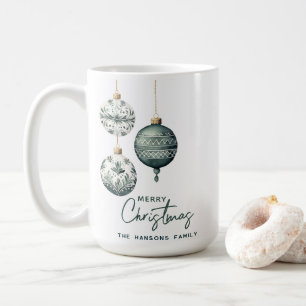 Modern Nordic Style Ornaments Merry Christmas Coffee Mug