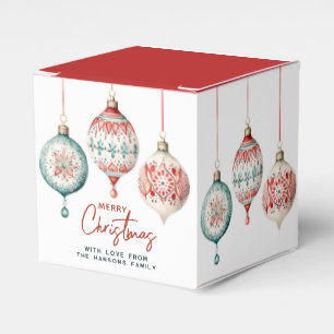 Modern Nordic Style Ornaments Merry Christmas Favour Box
