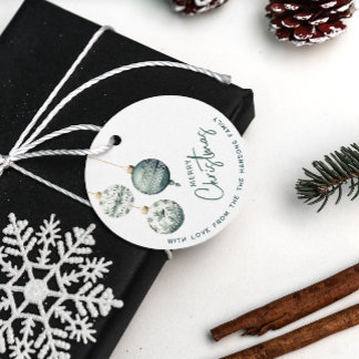 Modern Nordic Style Ornaments Merry Christmas Favour Tags