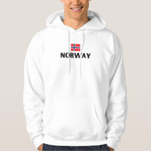 Modern norway scandinavia  Flag Country Souvenir  Hoodie