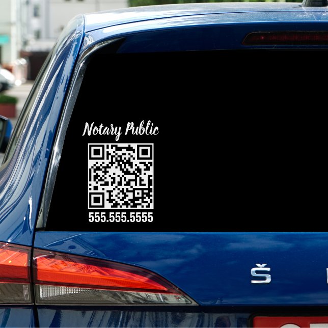 Modern Notary Public Script Business QR Code (Creator Uploaded)