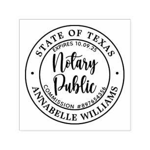 Modern Notary Public  Self-inking Stamp