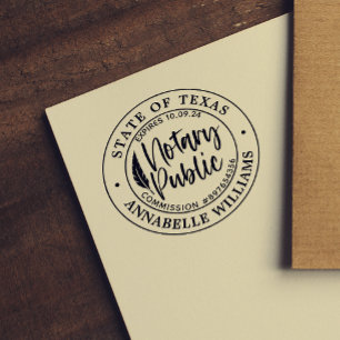 Modern Notary Public  Self-inking Stamp