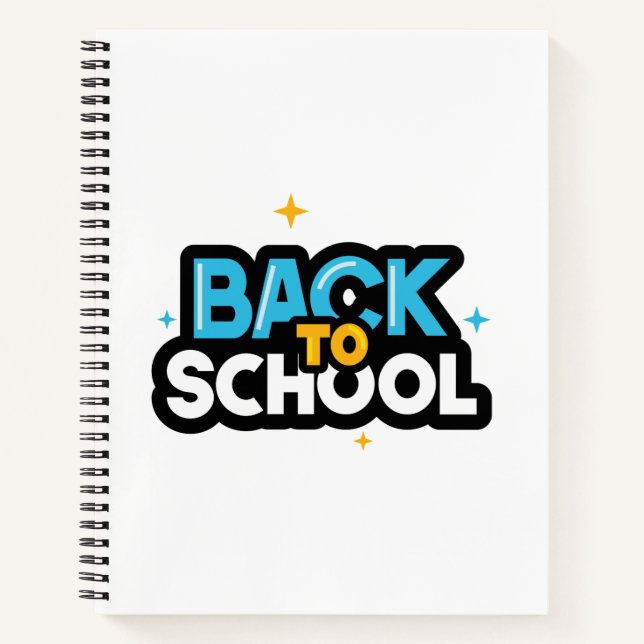 Modern Notebook Journal | back to school (Front)