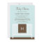 Modern Nursery Baby Shower Invitation (Blue)