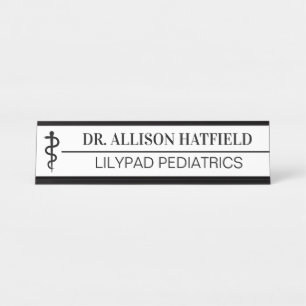 Modern Nursing Doctor Medical Physician Medical Desk Name Plate